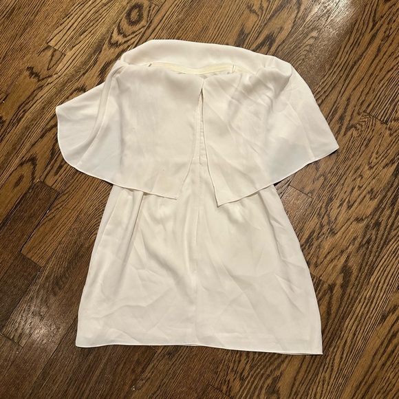 AMANDA UPRICHARD Topanga Mini Dress in Ivory - Picture 6 of 7